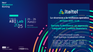 FORUM ABI Lab 2025: Italtel al fianco delle banche per un futuro più sicuro
