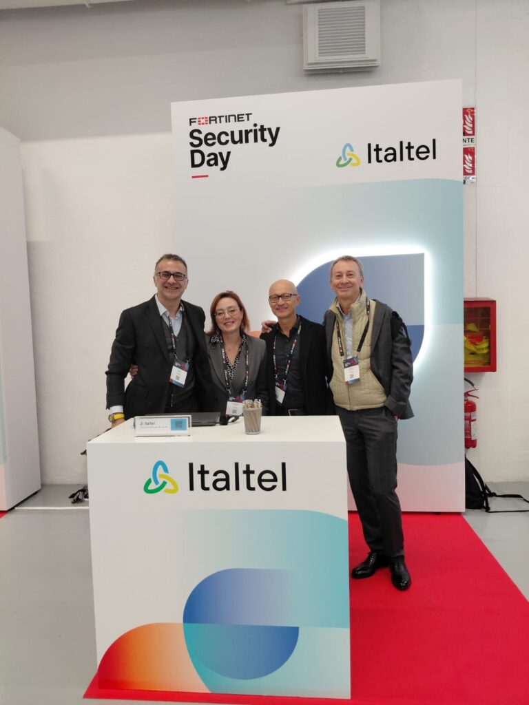 Italtel a fortinet milano, foto stand