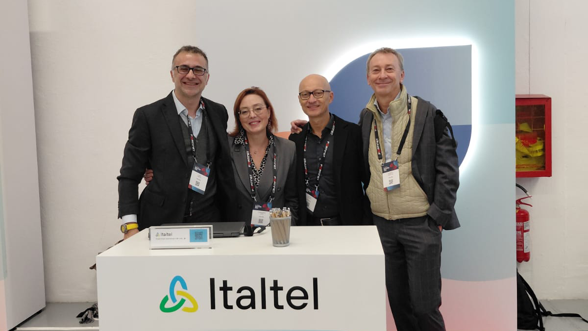 Italtel a fortinet milano, foto stand