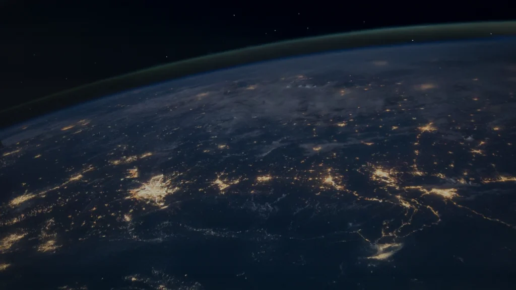 world from space