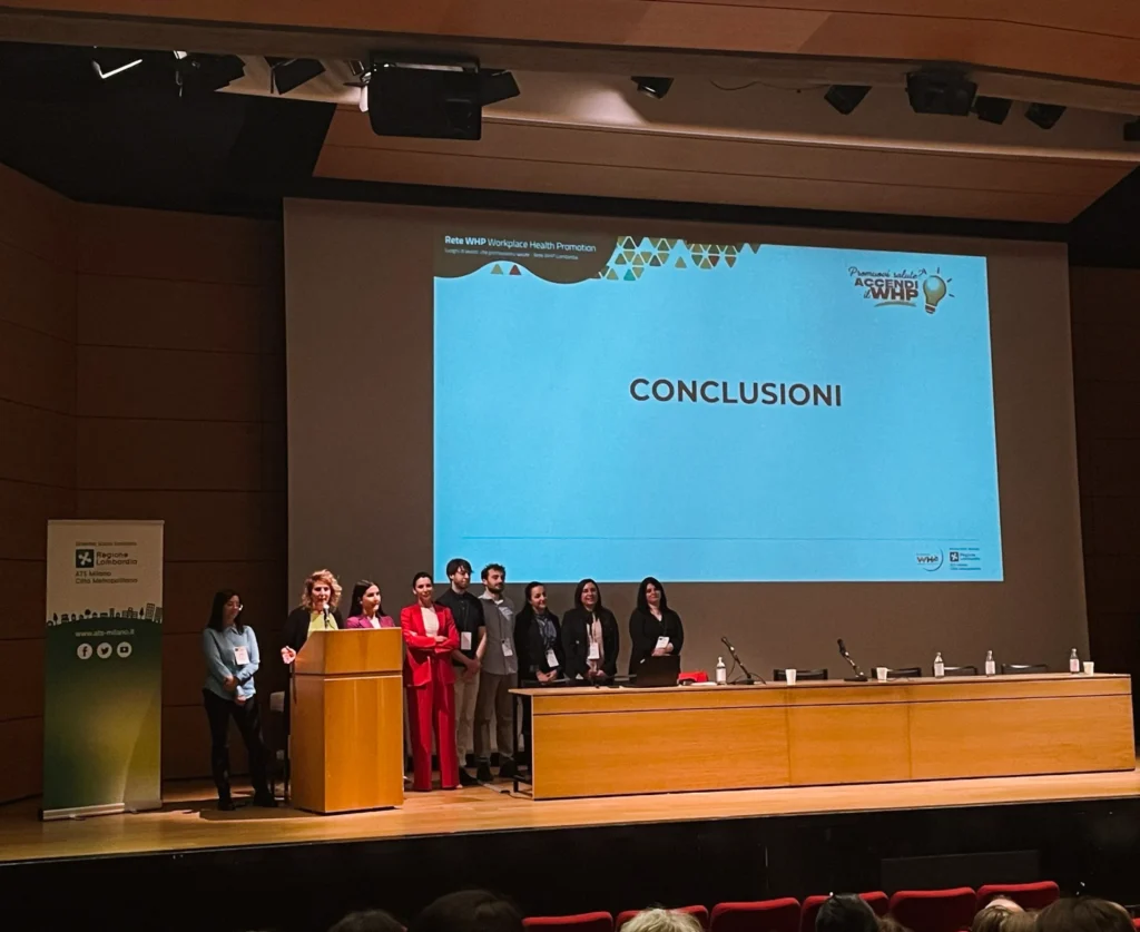 Conferenza in un auditorium